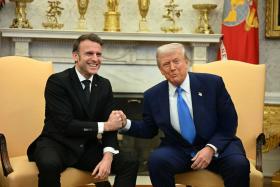 US-FRANCE-POLITICS-DIPLOMACY-TRUMP-MACRON