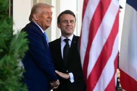 US-FRANCE-POLITICS-DIPLOMACY-TRUMP-MACRON